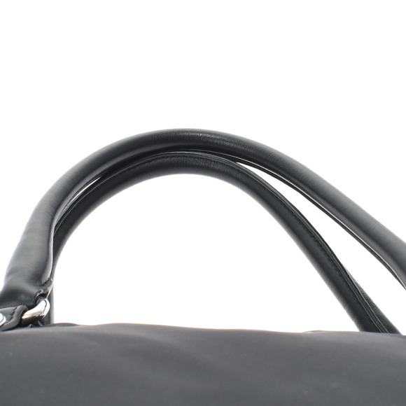 Prada Tote Bag Black Metal Fittings Nylon 2way Bag - Picture 4 of 10